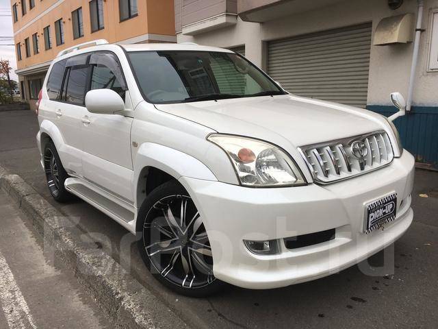 Прадо 120 купить владивосток. Toyota Land Cruiser Prado 120 белый. Тойота Прадо 120 белый. Prado 120 кузов белый. Land Cruiser Prado 120 Tuning белый.