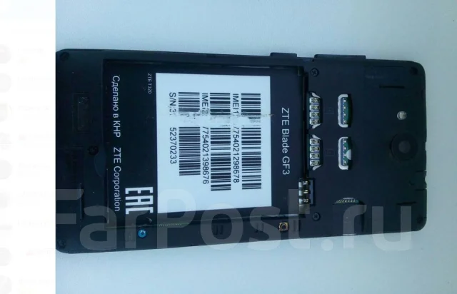ZTE Blade GF3. �/� ����