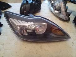 Фара. Ford Focus, CB4 Двигатели: AODA, AODB, ASDA, ASDB, HWDA, HWDB, HXDA, HXDB, KKDA, KKDB, QQDB, SHDA, SHDB, SHDC, SIDA