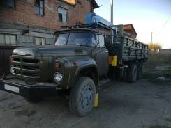 ЗИЛ 133ГЯ. ЗиЛ 133 ГЯ с крановой установкой, 210 куб. см., 6x4