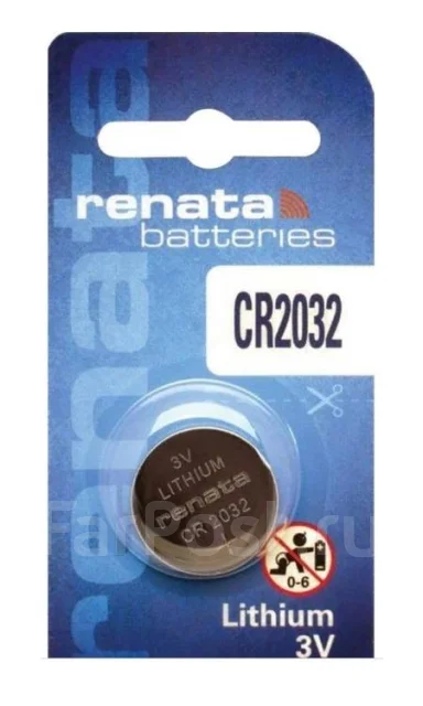 Литиевый элемент питания (батарейка) Renata CR2320, новый, в наличии ...