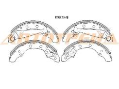 Колодки тормозные RR VAG FABIA 00-15/CHERY AMULET ST-6R0698525A