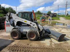 Bobcat S300. Минипогрузчик , 2010 г, щетка, вилы, ковш