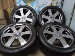 Продам Стильные Фирменные Под Чёр. Хром колёса Vibram+Лето 225/50R17. 7.0x17" 5x100.00, 5x114.30 ET50