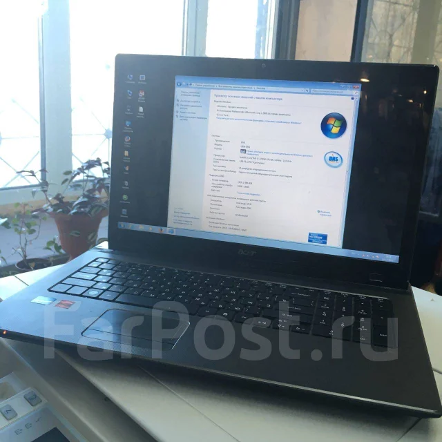 Acer Aspire 7750. 17.3", 1 333����, ��� 3072 ��, ���� 750���, WiFi: 1, Bluetooth: 1, ����������� �� 5��. ����