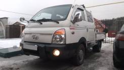 Hyundai Porter II. АКП двухкабинник, 2 500 куб. см., 1 000 кг., 4x2