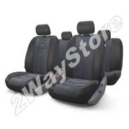 Автомобильные чехлы TT черные Велюр (авточехлы)