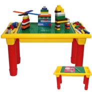 Игровой стол для конструктора + 250 деталей (подходит для LEGO)