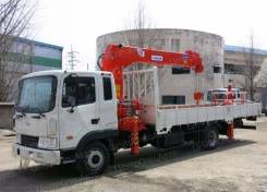 Hyundai HD120. Кран-манипулятор Hyundai HD 120 с КМУ Kanglim 1056 (5 тонн), 6 606 куб. см., 4x2