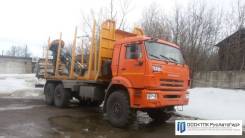 Велмаш VM10L74. Лесовоз КамАЗ 43118 с КМУ