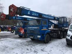 Галичанин КС-55713-1. Кран автомобильный КС-55713-1 на шасси Камаз 65115-L4 б/у, 6 700 куб. см., 25 000 кг., 21 м.
