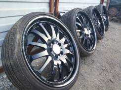 Стильные черные колеса WALD 215/35R19 Crown Aristo Celsior и тд. 9.5x19" 5x114.30 ET20