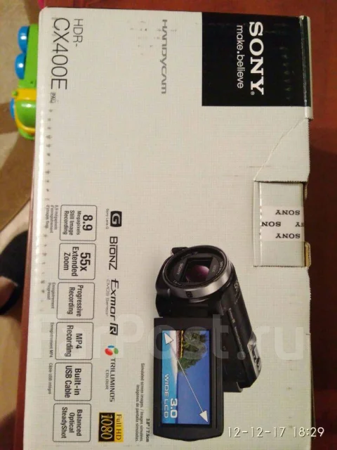 Sony HDR-CX400E. 8 - 8.9 ��, � ���������� ����