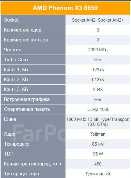 AMD Phenom X3 ����