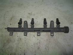 Трубка топливная. Hyundai Accent, LC, LC2 Hyundai Getz, TB Hyundai Verna Hyundai Click Двигатели: G4EA, G4EB, G4ECG, G4EK, G4EDG, G4EE, G4HD, G4HG