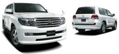 Накладка на бампер. Toyota Land Cruiser, GRJ200, J200, URJ200, UZJ200, UZJ200W, VDJ200, URJ202, URJ202W Двигатели: 2UZFE, 3URFE, 1URFE, 1VDFTV, 1GRFE