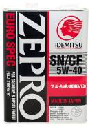 Idemitsu Zepro. Вязкость 5W-40, синтетическое. Под заказ