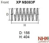 Пружина подвески NHK XPNS083F