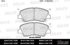 Колодки передние (HYUNDAI SOLARIS, KIA RIO III) E100036 MILES E100036