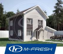 M-fresh Elegance Vlad-зеркальный (Монолитное перекрытие, гараж в доме). 100-200 кв. м., 2 этажа, 4 комнаты, бетон