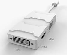 Мини-дп комбо 3 in1 macbook Mini DP hdmi+VGA+DVI +4K