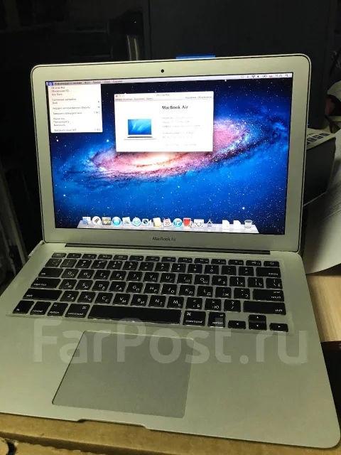 Apple MacBook Air 13 2011 Mid. 13.3", 1,7����, ��� 4 ��, ���� 120���, WiFi: 1, ����������� �� 3��. ����