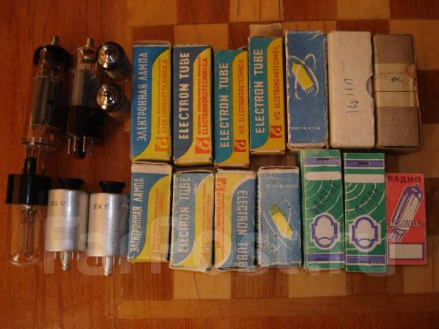 Радиолампы новые, новый, в наличии. Цена: 50₽ во Владивостоке