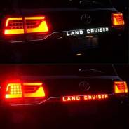 Накладка задняя, планка на багажник для Land Cruiser 200 2016. Toyota Land Cruiser, GRJ200, URJ200, URJ202, URJ202W, UZJ200, UZJ200W, VDJ200 Двигатели...