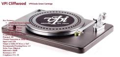 Новый Проигрыватель виниловых пластинок VPI Cliffwood MADE in USA во Владивостоке Виниловые проигрыватели. Под заказ