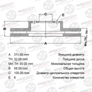 ���� ��������� (Fr) Land Cruiser FJ80, FZJ80, HDJ81 05.1993 - 01.1998 4351260090 ����