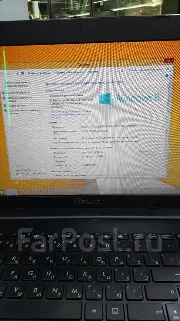 Asus X553MA. 15.6", 2,2����, ��� 2048 ��, ���� 500���, WiFi: 1, Bluetooth: 1, ����������� �� 1��. ����