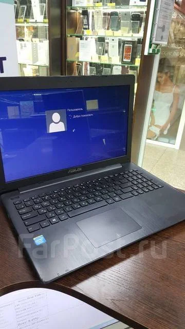 Asus X553MA. 15.6", 2,2����, ��� 2048 ��, ���� 500���, WiFi: 1, Bluetooth: 1, ����������� �� 1��. ����