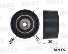 Ролик ремня ГРМ FORD FOCUS II/CITROEN BERLINGO/PEUGEOT PARTNER 1.6D 04 направл. AG02081 miles AG02081 в наличии