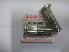 Шпилька ступицы колеса Suzuki 09119-12012. Оригинал. Suzuki: Wagon R Wide, Cervo, Esteem, Lapin, Wagon R Plus, SX4, Kei, Cultus Crescent, Wagon R, Esc...