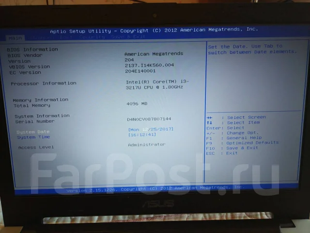 Asus K56C. 15.6", 1,8����, ��� 4 ��, WiFi: 1, Bluetooth: 1 ����