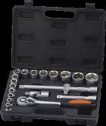 Набор инструментов Кратон TS-15, 1/2" 20 пр. 2 28 09 015
