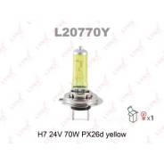 Лампа H7 24V 70W РХ26d YELLOW LYNXauto L20770Y