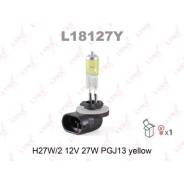 Лампа H27W/2 12V PGJ13 YELLOW LYNXauto L18127Y