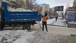 Уборка и вывоз снега 300р/м3