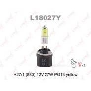 Лампа H27W/1 12V PG13 YELLOW LYNXauto L18027Y