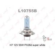 Лампа H7 12V 55W PX26D SUPER WHITE LYNXauto L10755B