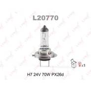 Лампа H7 24V 70W PK22S LYNXauto L20770