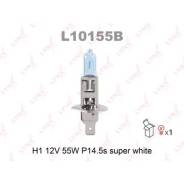 Лампа H1 12V 55W P14.5S SUPER WHITE LYNXauto L10155B