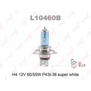 Лампа H4 12V 60/55W P43T-38 SUPER WHITE LYNXauto L10460B