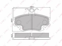 Колодки тормозные дисковые. Renault: Megane, Symbol, Logan, Scenic, Clio, Sandero, 21, 25, Alpine, 19, Twingo, Express Лада Ларгус Двигатели: C2J, C2L...