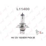 Лампа H4 12V 100/80W P43T-38 LYNXauto L11400