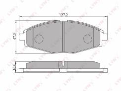 Колодки тормозные дисковые. Chevrolet Lanos Chevrolet Spark Двигатели: L13, L43, L44, LV8, LX6, L11, LBF, LHD