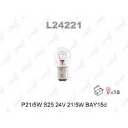 Лампа P21/5W 24V BAY15D LYNXauto L24221