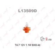 Лампа накаливания панели приборов T4.7 12V 1.1W BX8.4d LYNXauto L13509D