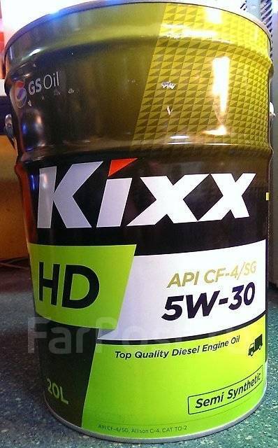 Моторное масло дизельное KIXX HD 5W30 CF-4/SG, Ю. Корея 20 литров ...